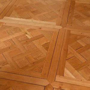 Dettaglio del parquet a quadrotte