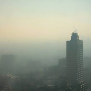 Milano vista dall'alto attraverso